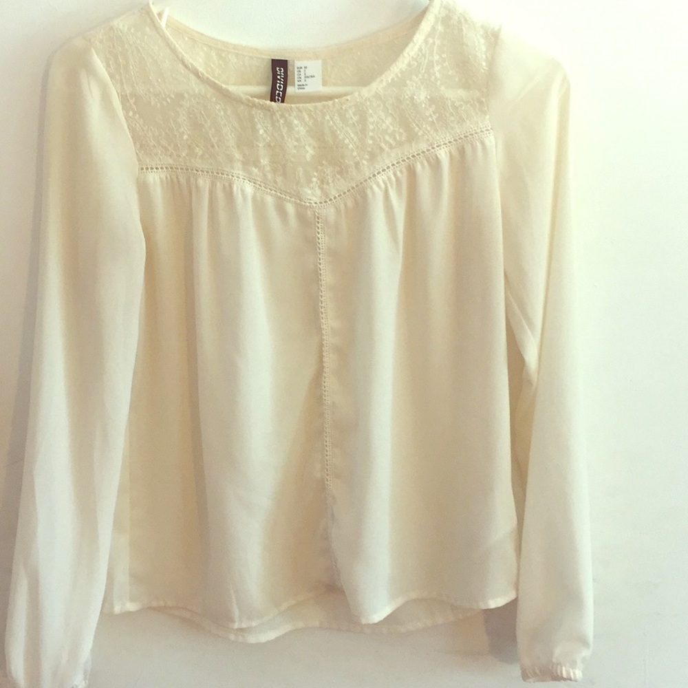Cute cream blouse